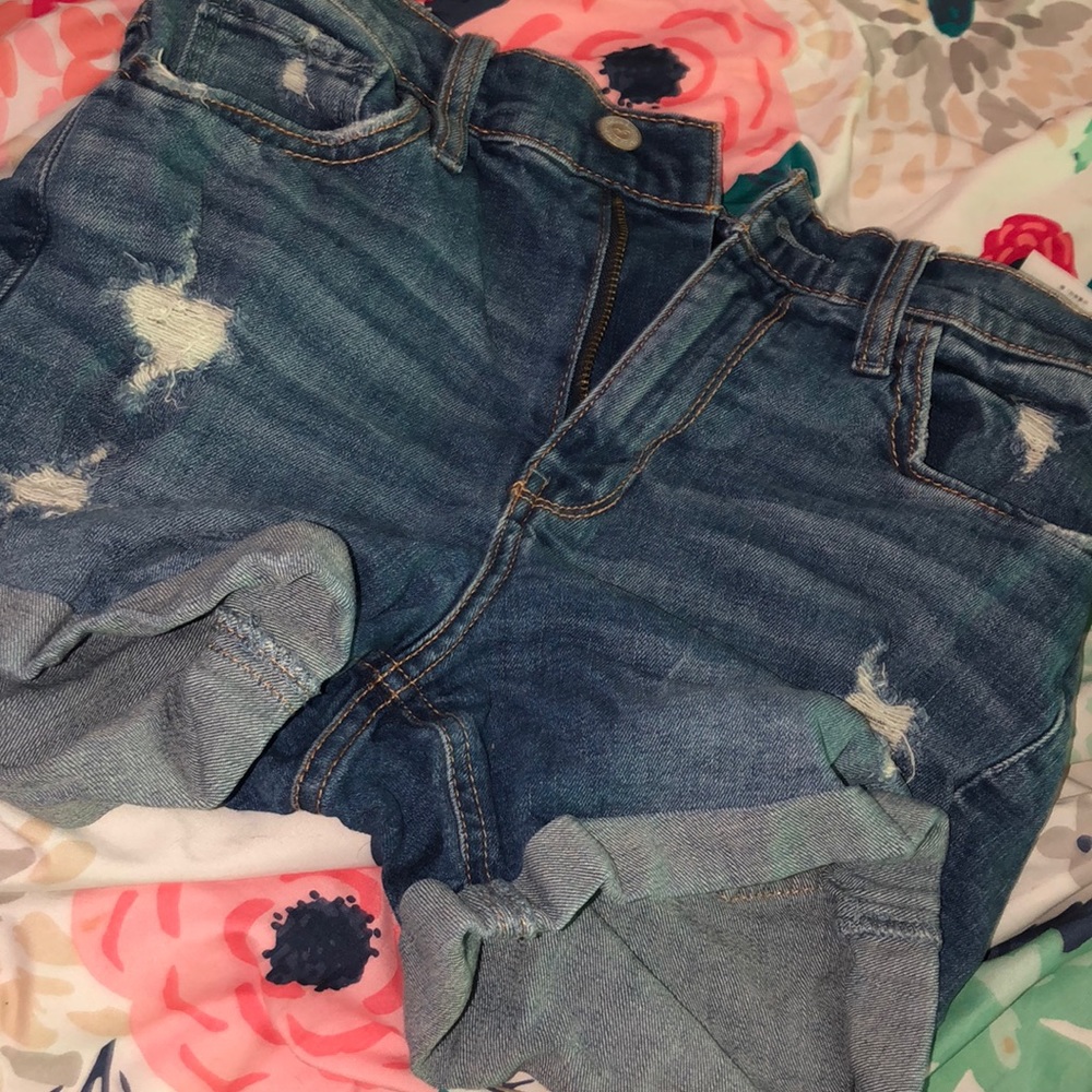 hollister jean shorts